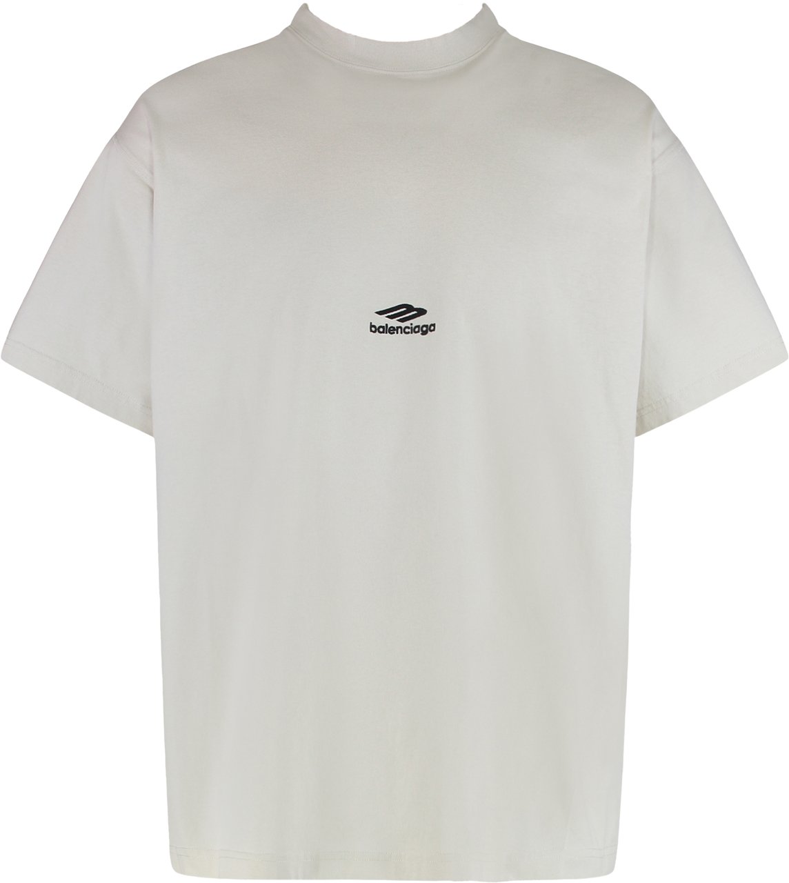 Balenciaga T-Shirt 3B Sports Icon Oversize in jersey Wit