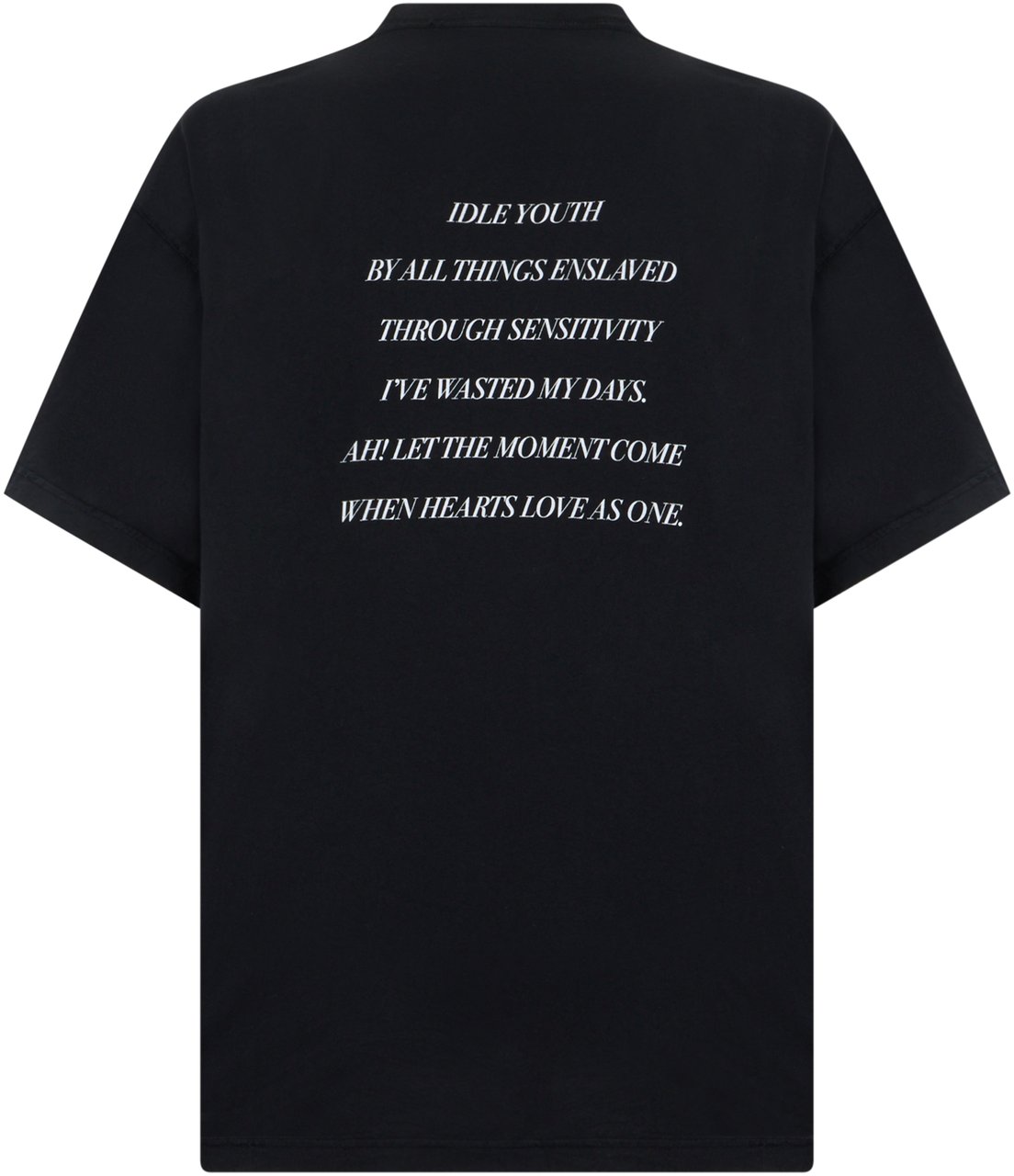 Balenciaga T-shirt with graphic Zwart