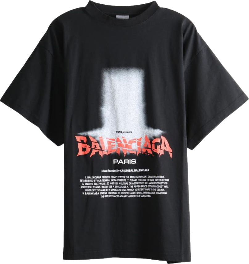 Balenciaga T-Shirts And Polos Black Zwart