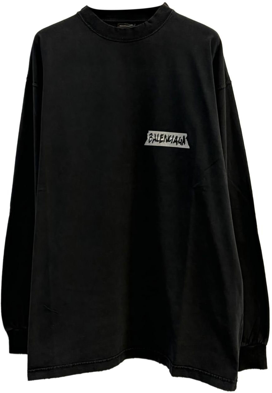 Balenciaga T-Shirts And Polos Black Zwart