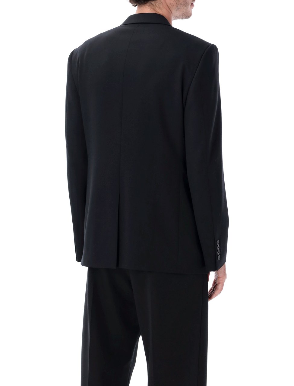 Balenciaga Balenciaga black wool tailored blazer Zwart