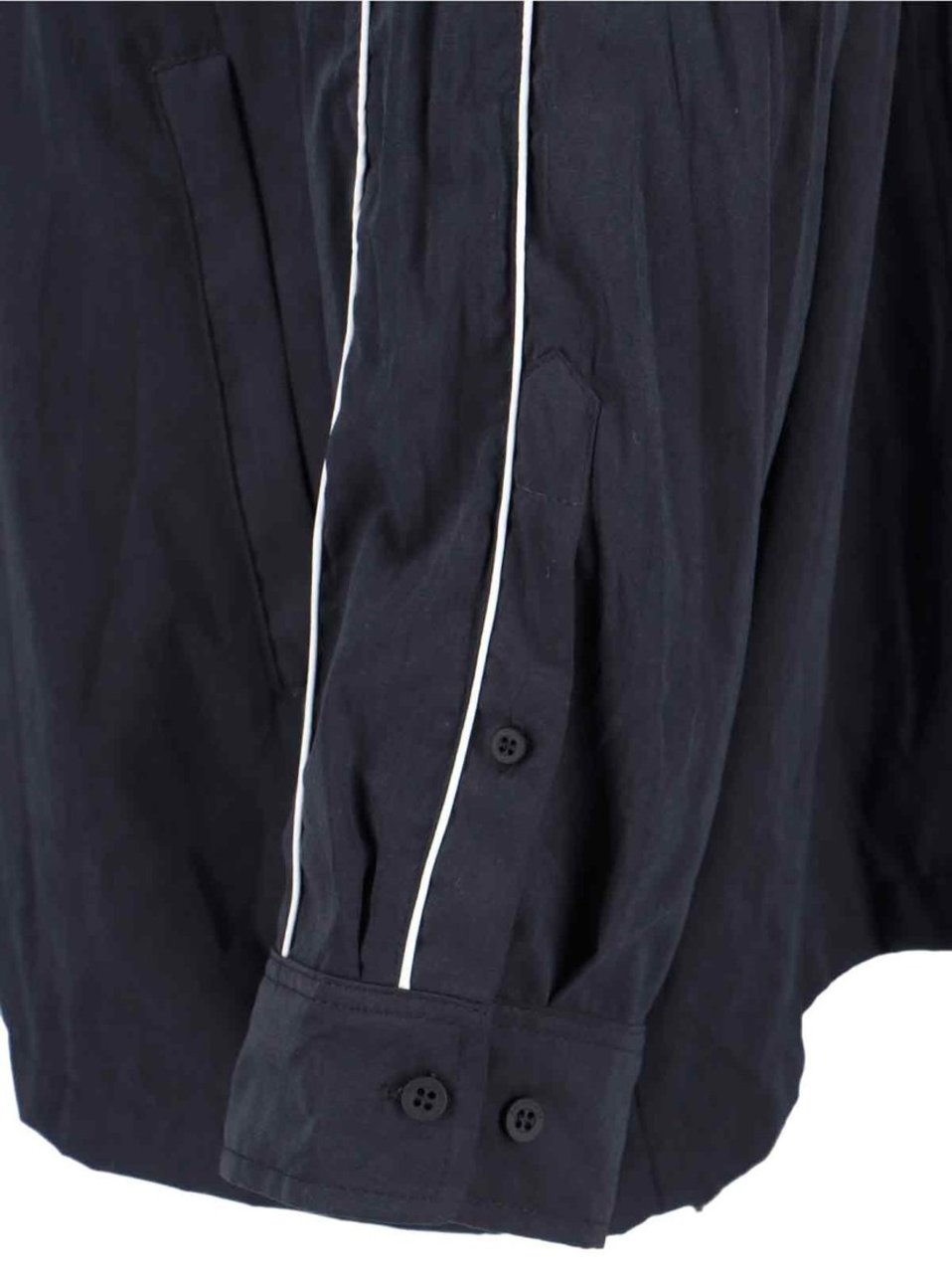 Balenciaga Giazza Zip Logo Jacket With High Collar Blauw