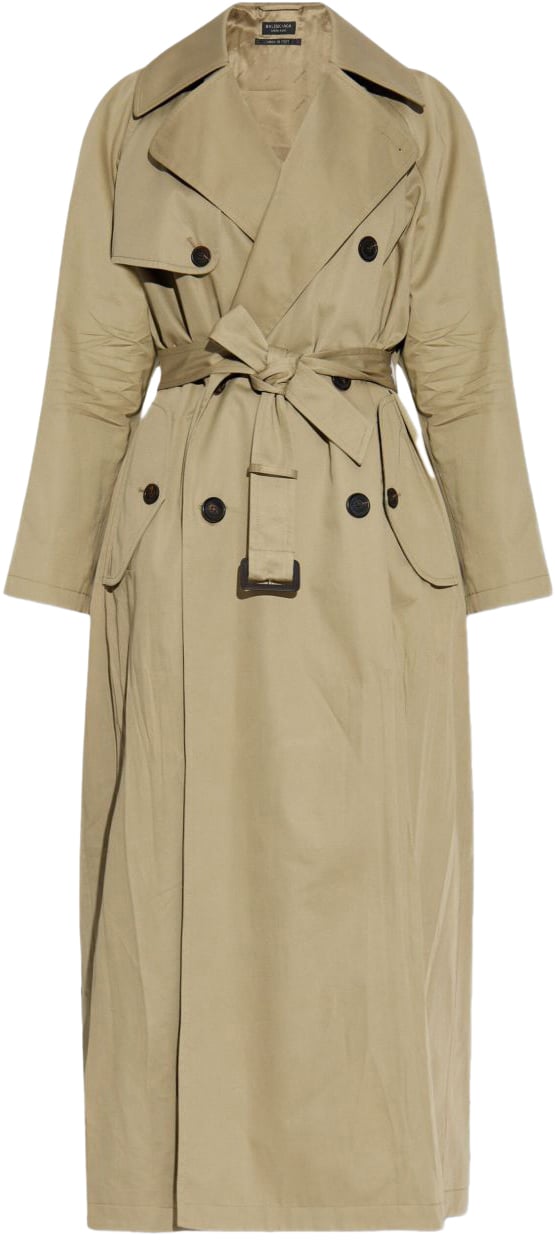 Balenciaga Coats Beige Beige