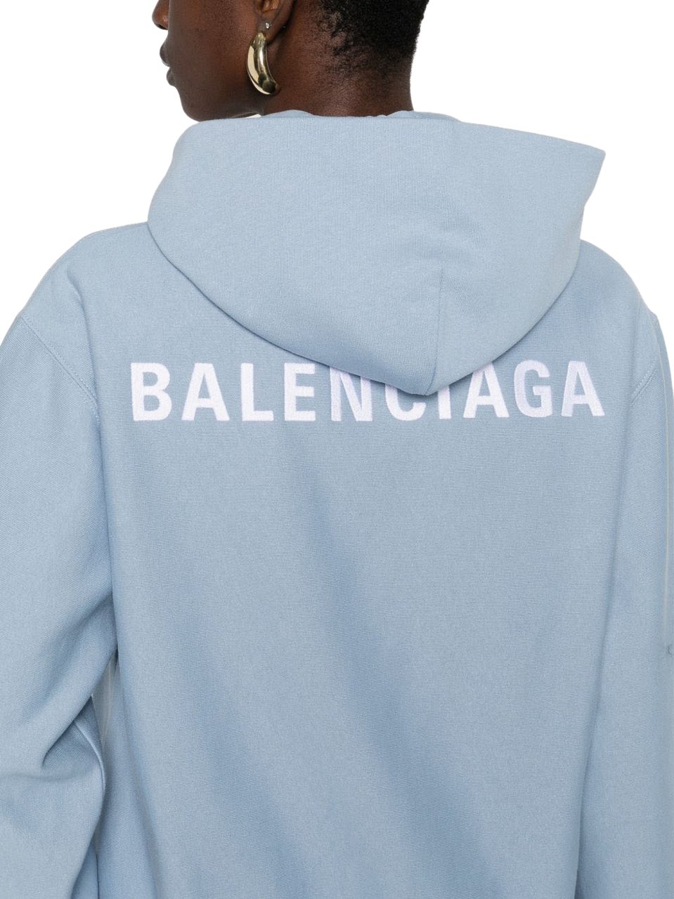 Balenciaga Sweaters Clear Blue Blauw