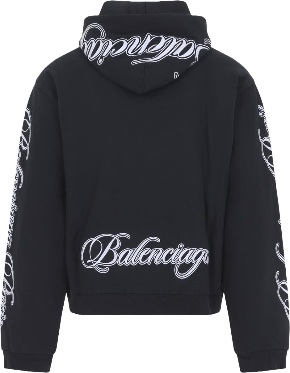 Balenciaga Regular Zip Up Hoodie Divers