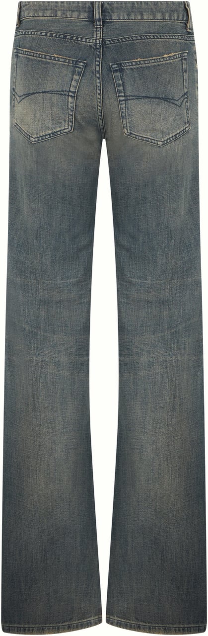 Balenciaga Straight jeans in cotton Blauw