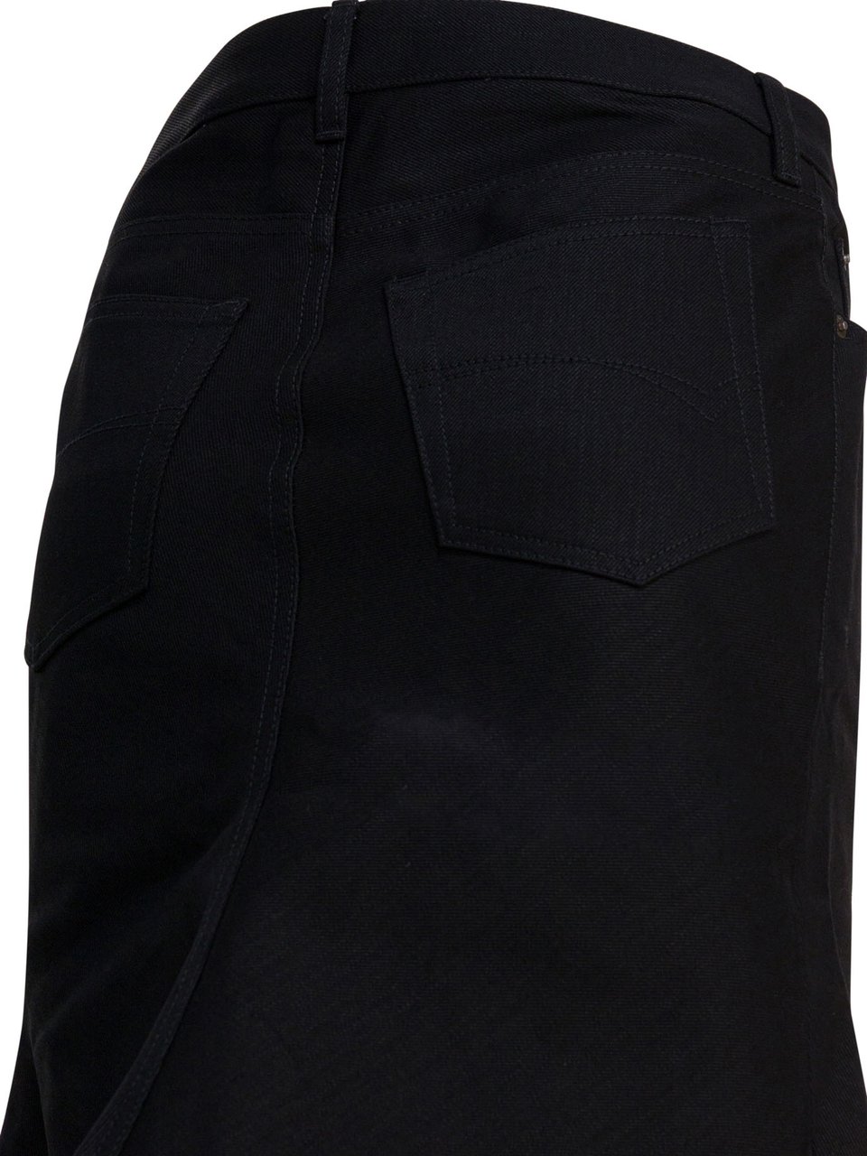 Balenciaga "Godet" Midi Skirt Zwart