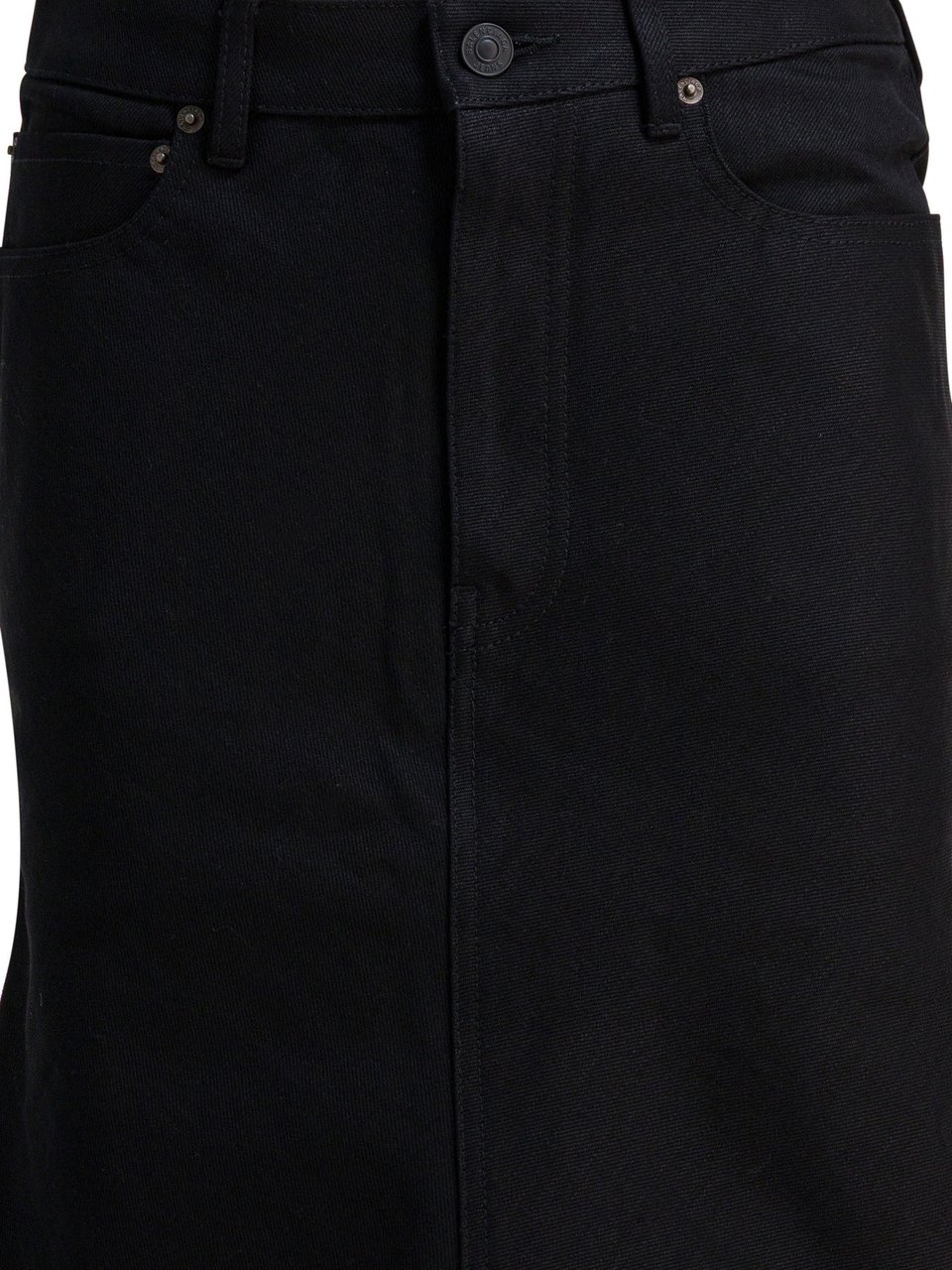 Balenciaga "Godet" Midi Skirt Zwart