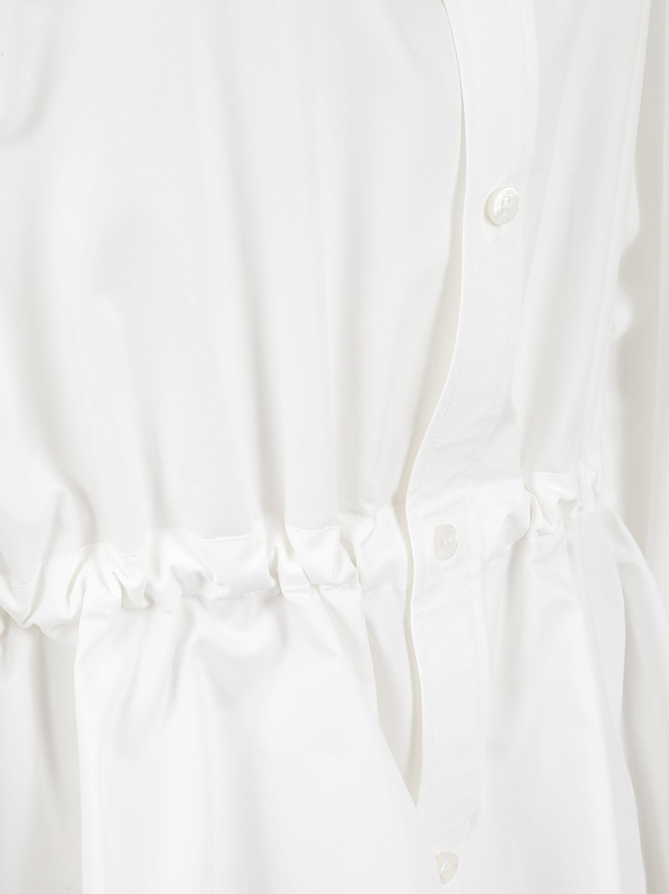 Balenciaga Hourglass Fit Cotton Poplin Shirt with Engraved Buttons Wit