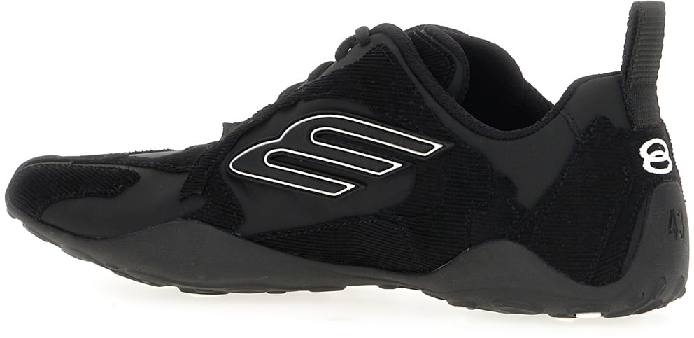 Balenciaga Balenciaga Black nylon Monday sneakers Zwart