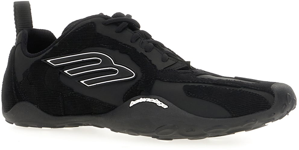 Balenciaga Balenciaga Black nylon Monday sneakers Zwart