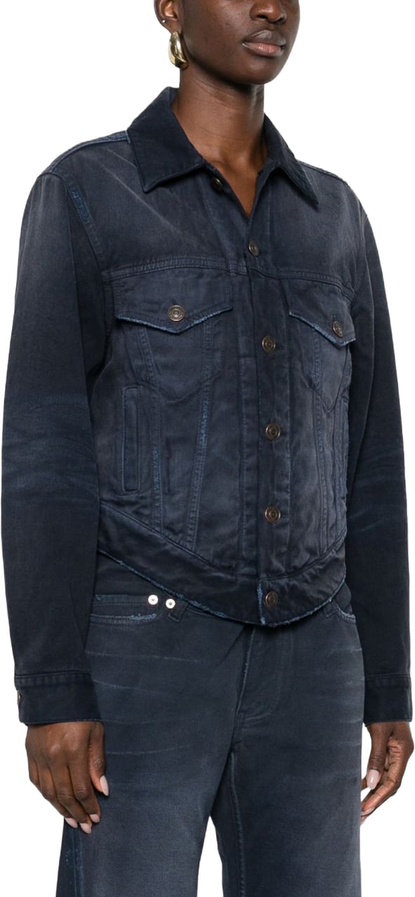 Balenciaga Coats Navy Navy