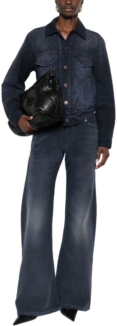 Balenciaga Coats Blue Blauw