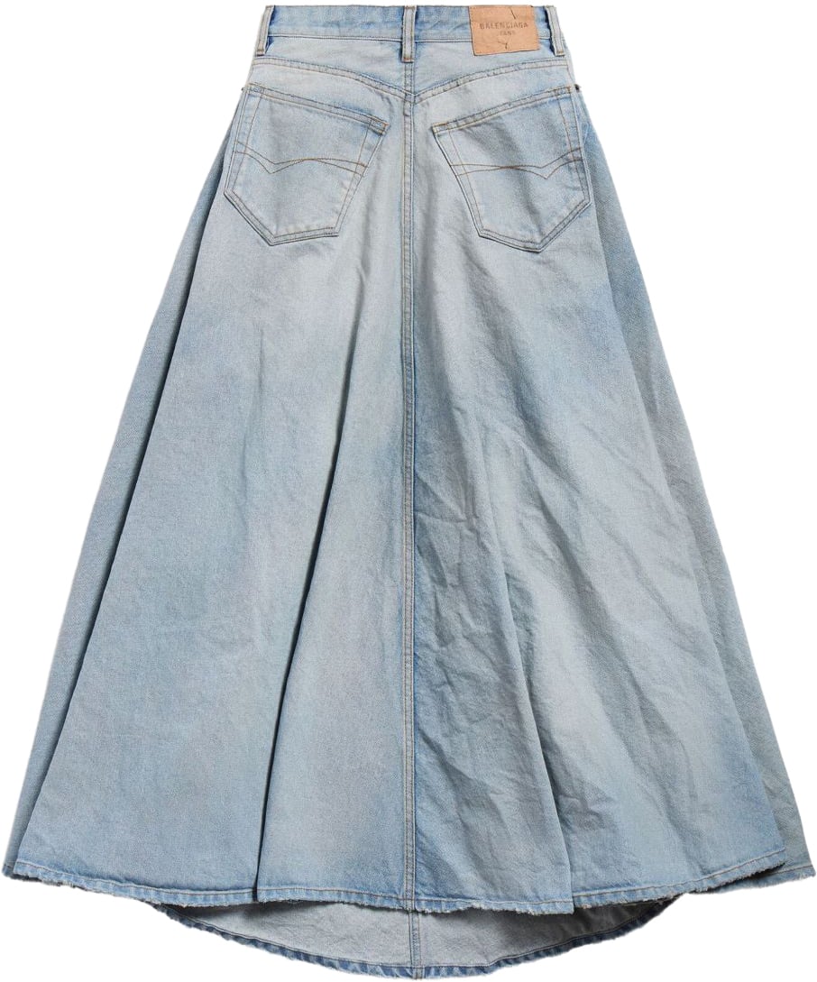Balenciaga Skirts Clear Blue Blauw