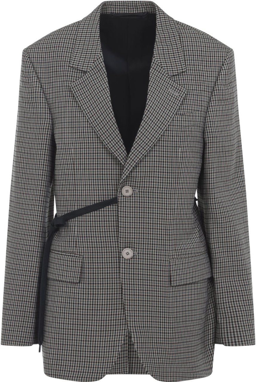 Balenciaga Wrap Tailored Jacket Divers