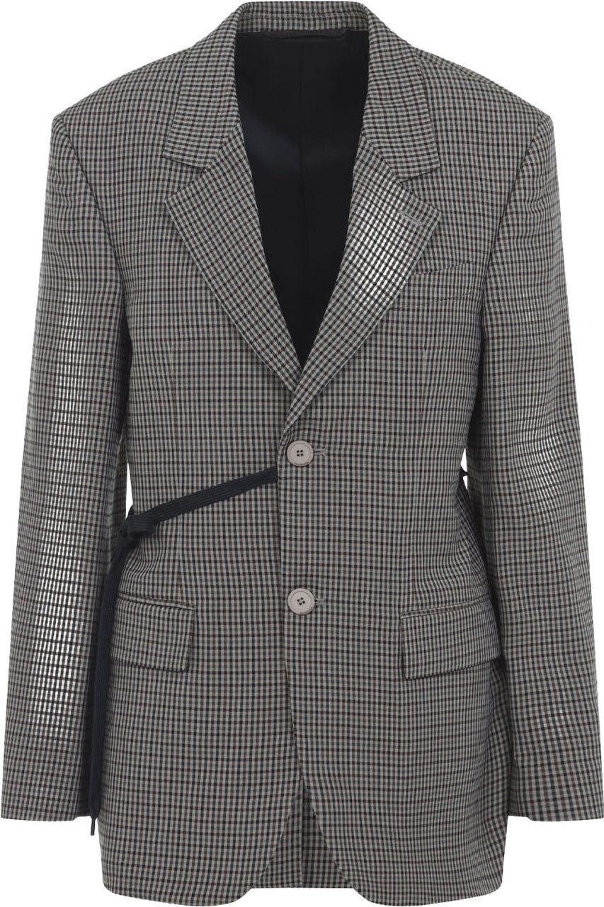 Balenciaga Wrap Tailored Jacket Divers
