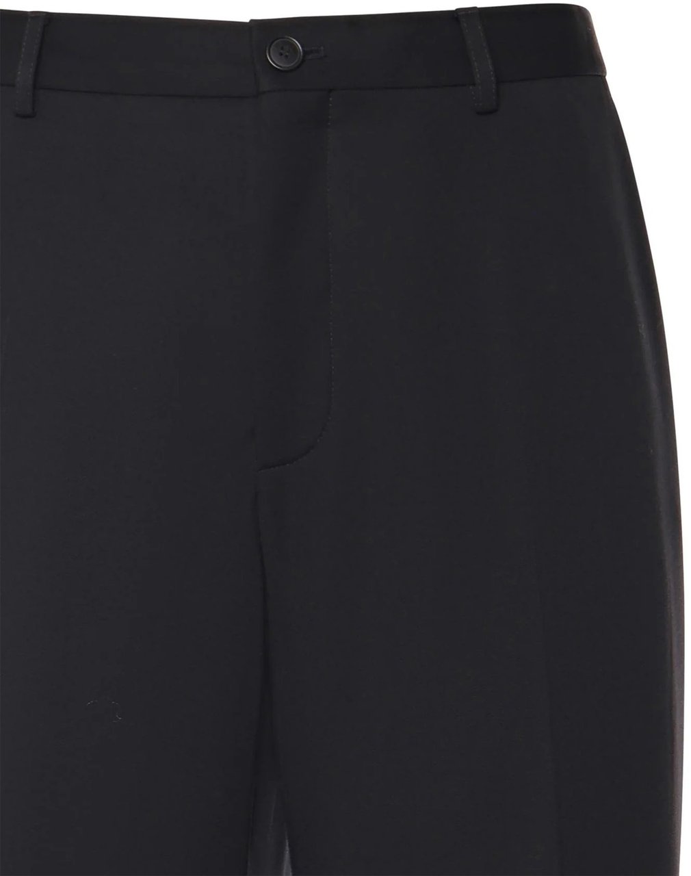Balenciaga Black Tuxedo Tailored Straight-Leg Pants Zwart