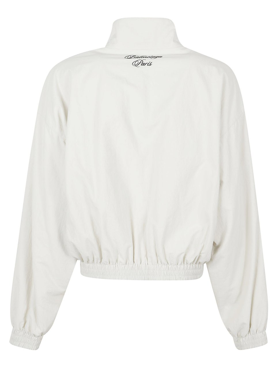Balenciaga Reversible Cropped Jacket with Cursive Embroidery Wit