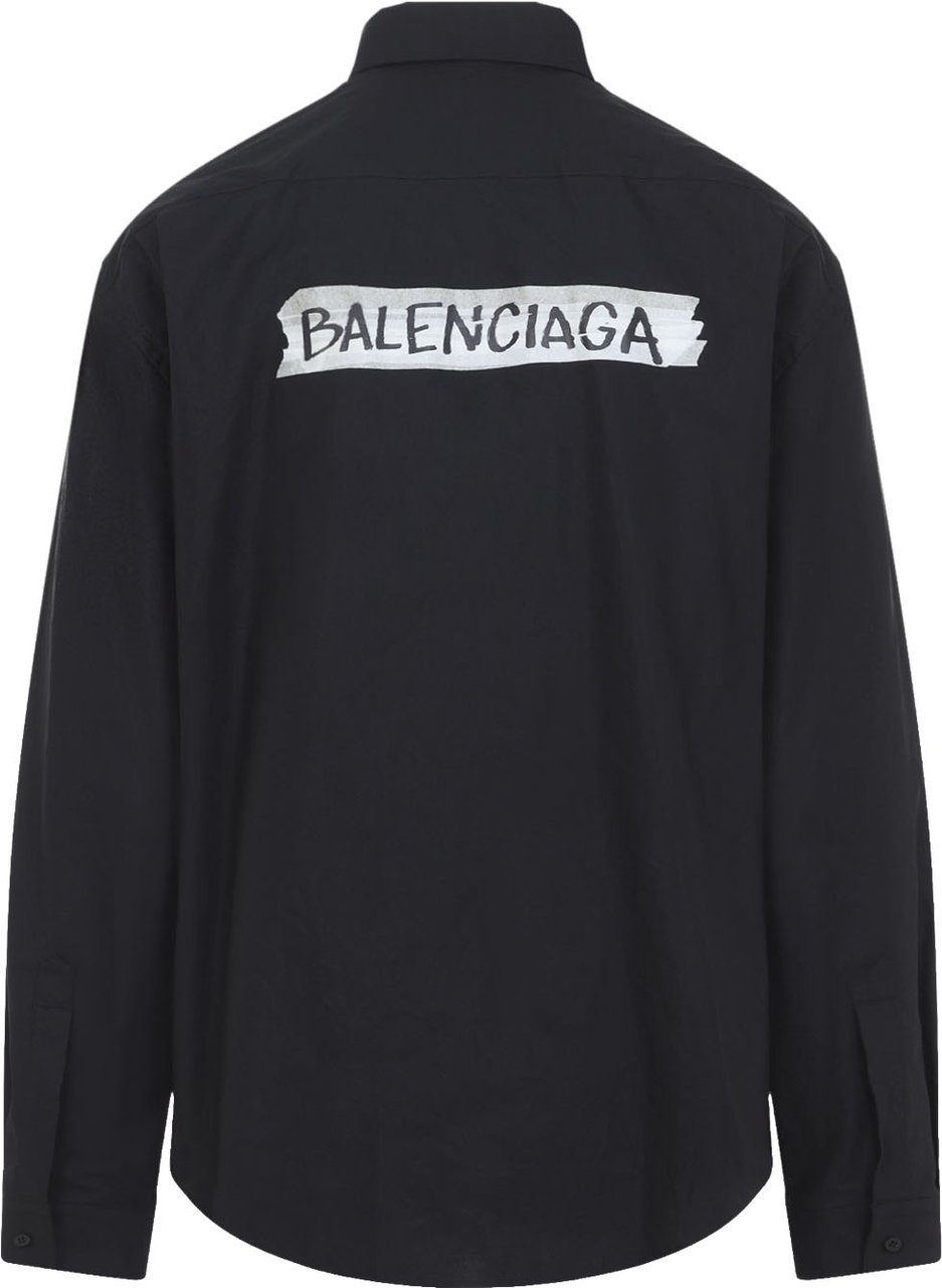Balenciaga Balenciaga Ls Large Fit Shirt Divers