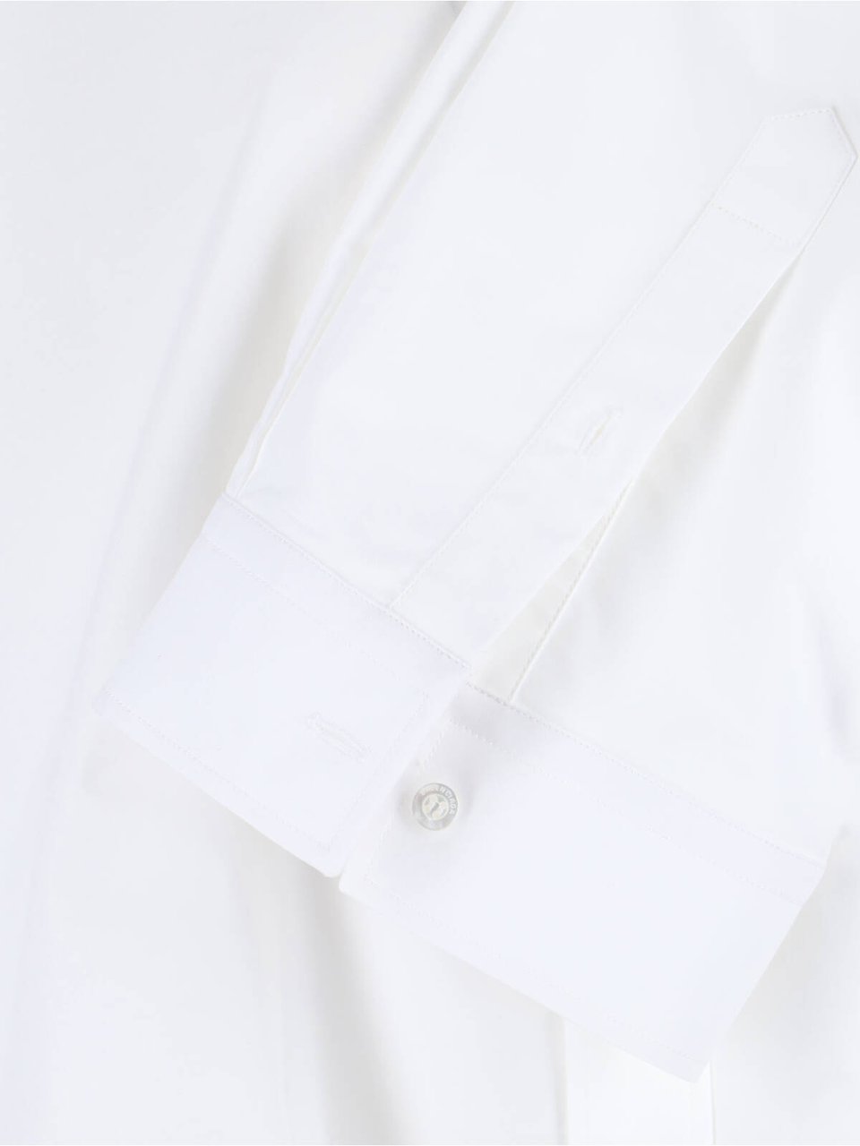 Balenciaga White Cotton Shirt with Laces Wit