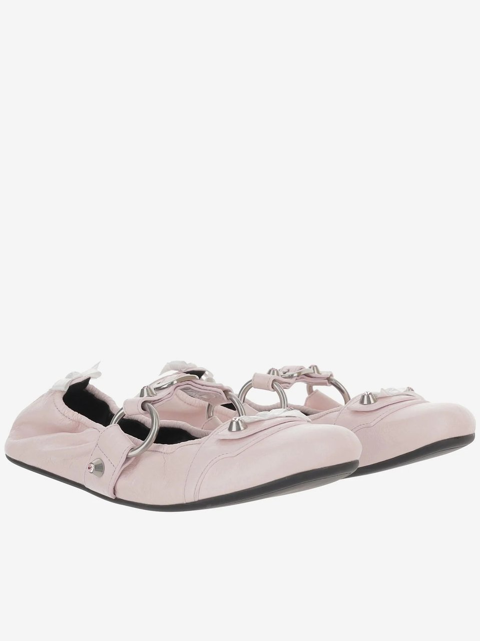 Balenciaga Pale Pink City Fl L005 Ballerinas Wit