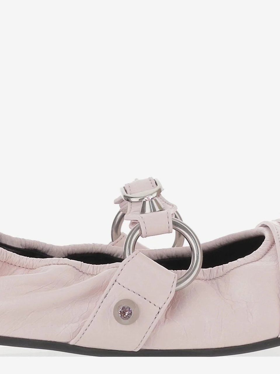 Balenciaga Pale Pink City Fl L005 Ballerinas Wit