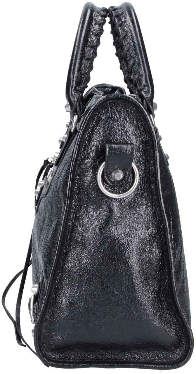 Balenciaga Black Medium Le City Lamb Bag Zwart