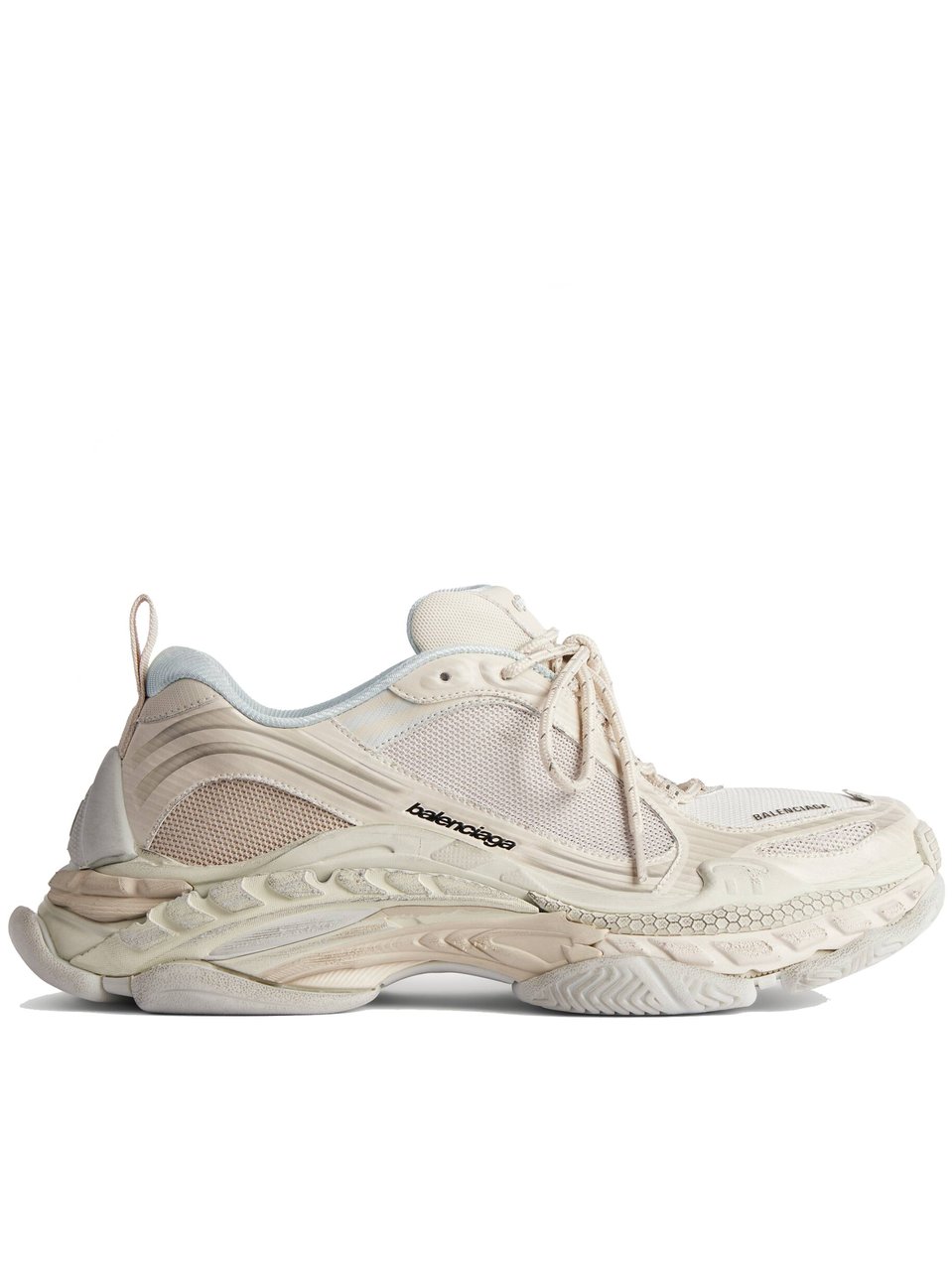 Balenciaga Neutral Triple S 2 Chunky Sneakers Grijs
