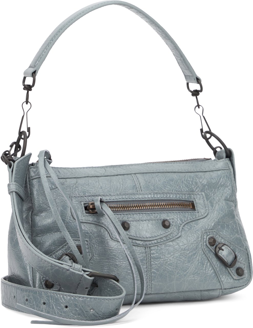Balenciaga Shoulder bag Le City Moto mini Grijs