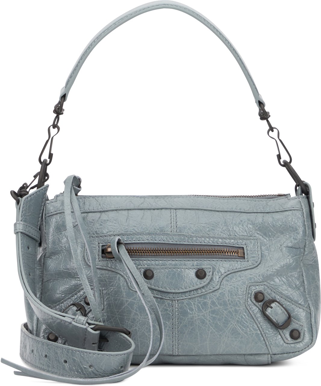 Balenciaga Shoulder bag Le City Moto mini Grijs