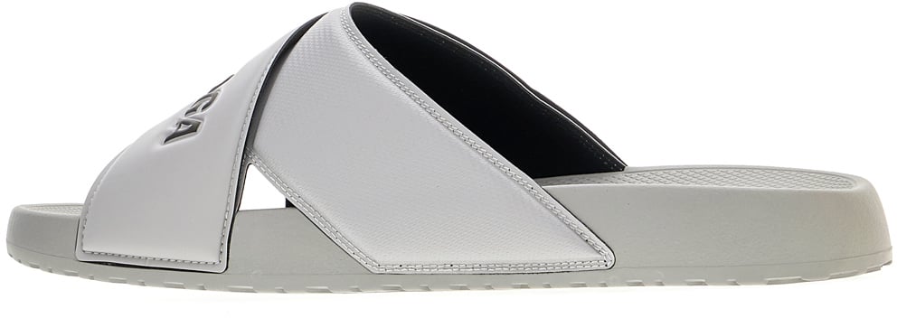 Balenciaga Grey polyurethane slippers Grijs