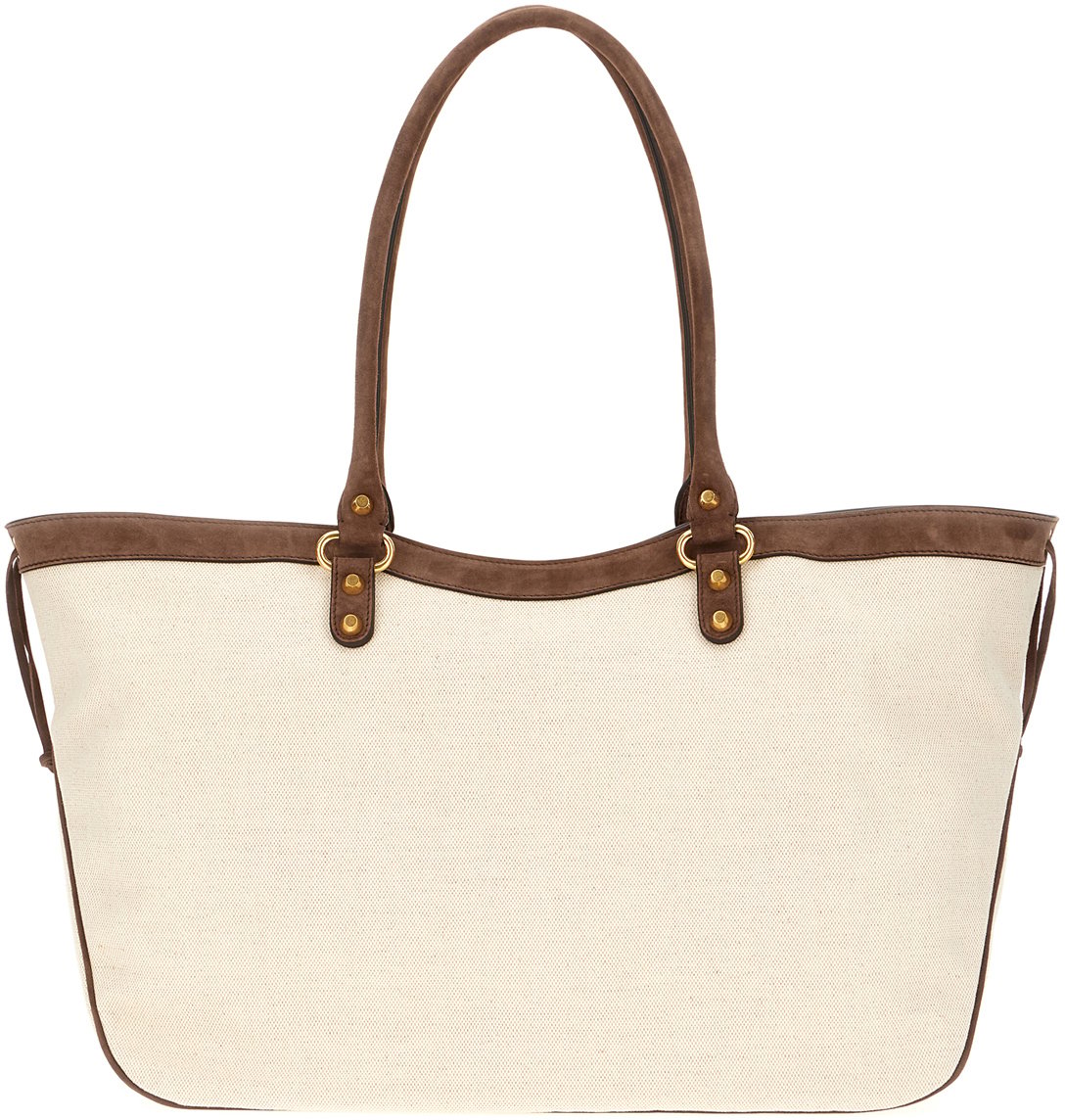 Balenciaga Sand canvas medium Le City shoulder bag Beige