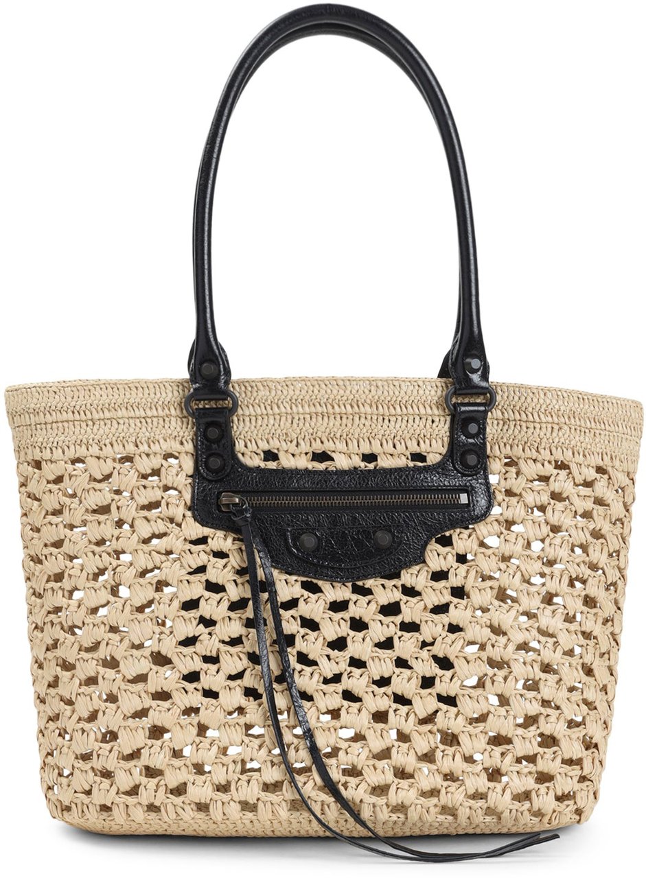Balenciaga Le City Raffia Basket Divers