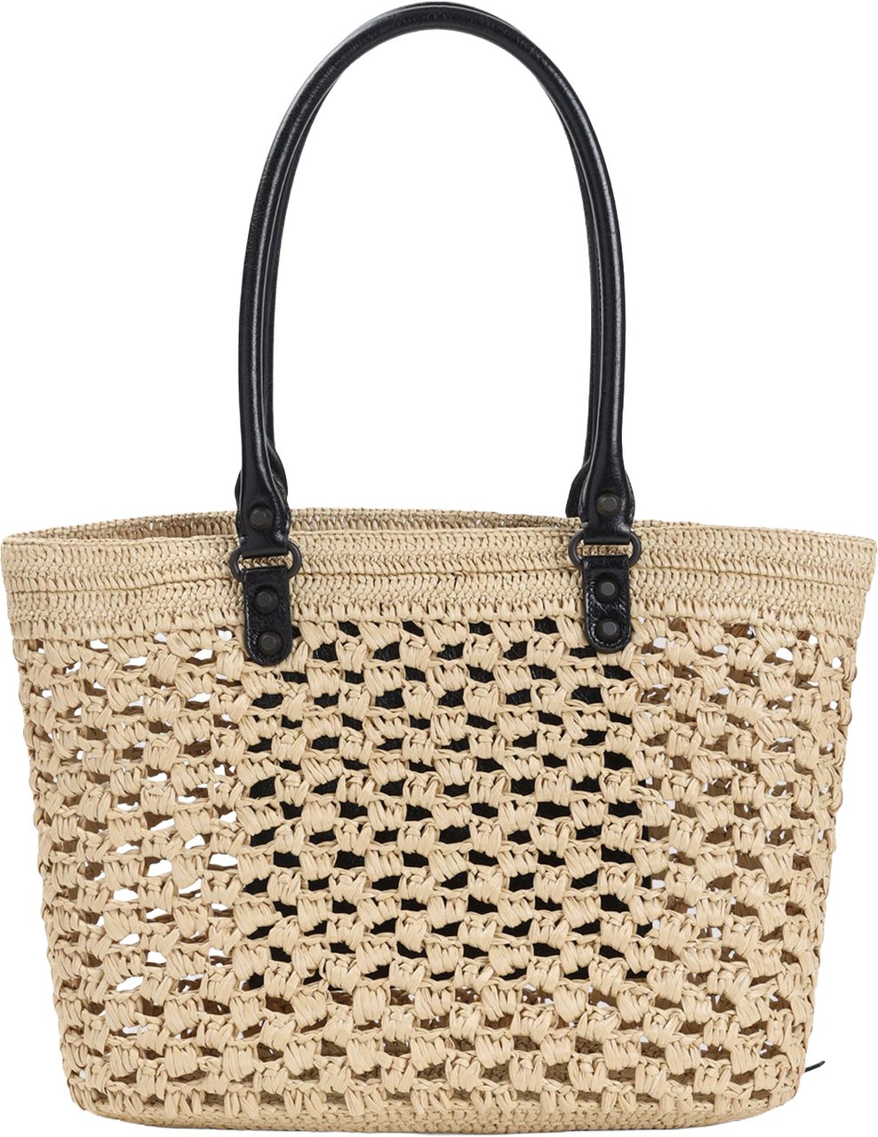 Balenciaga Le City Raffia Basket Divers