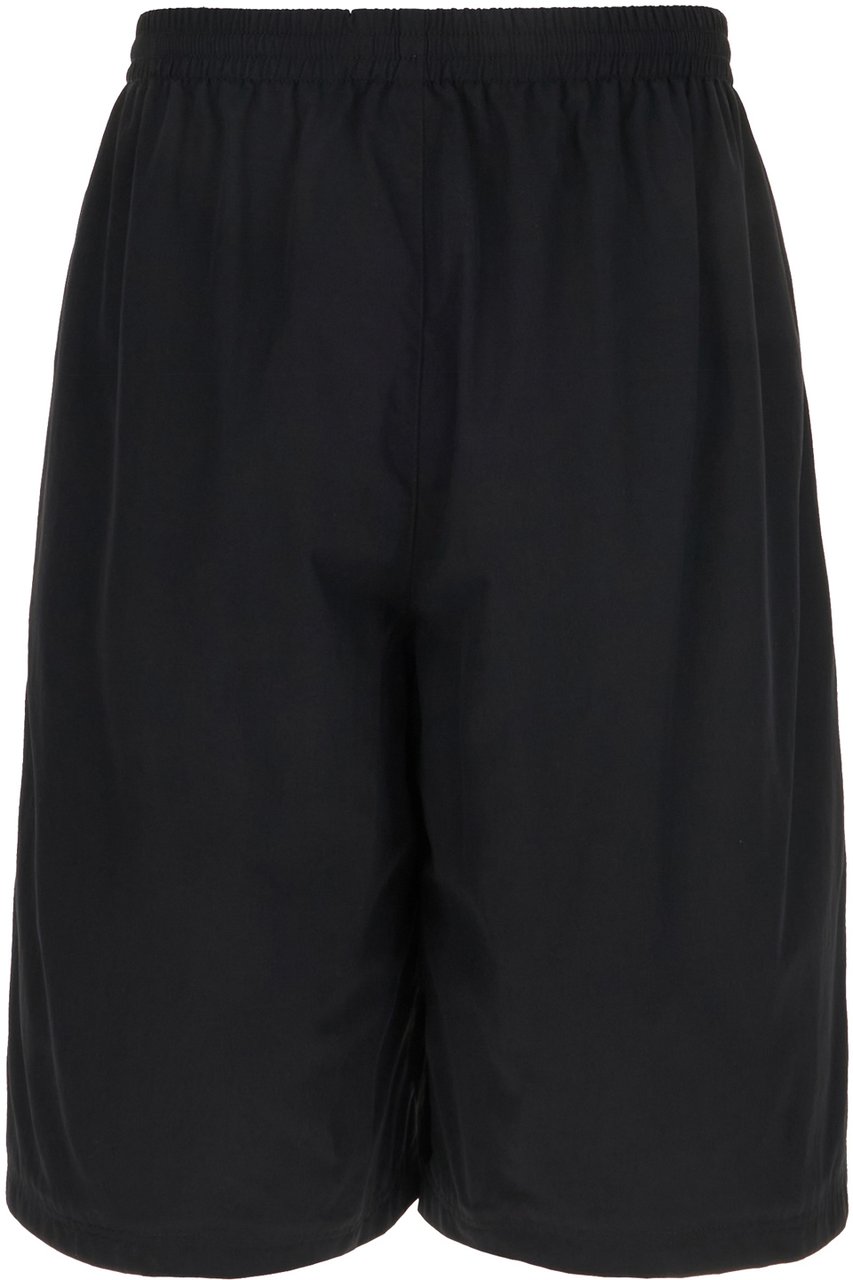 Balenciaga Balenciaga Black nylon bermuda shorts Zwart