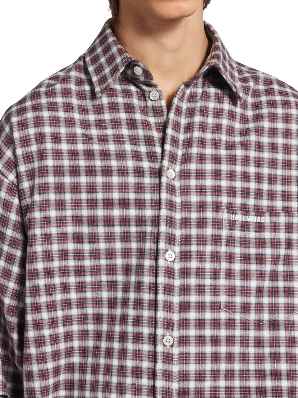 Balenciaga Shirts Red Maroon