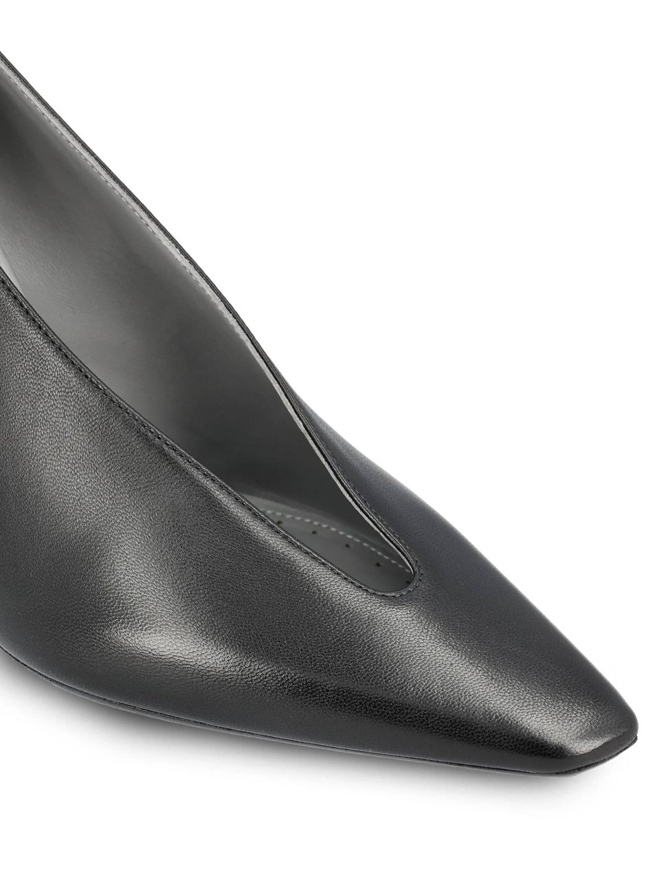 Balenciaga Black Duchesse Pointed-Toe Pump Zwart