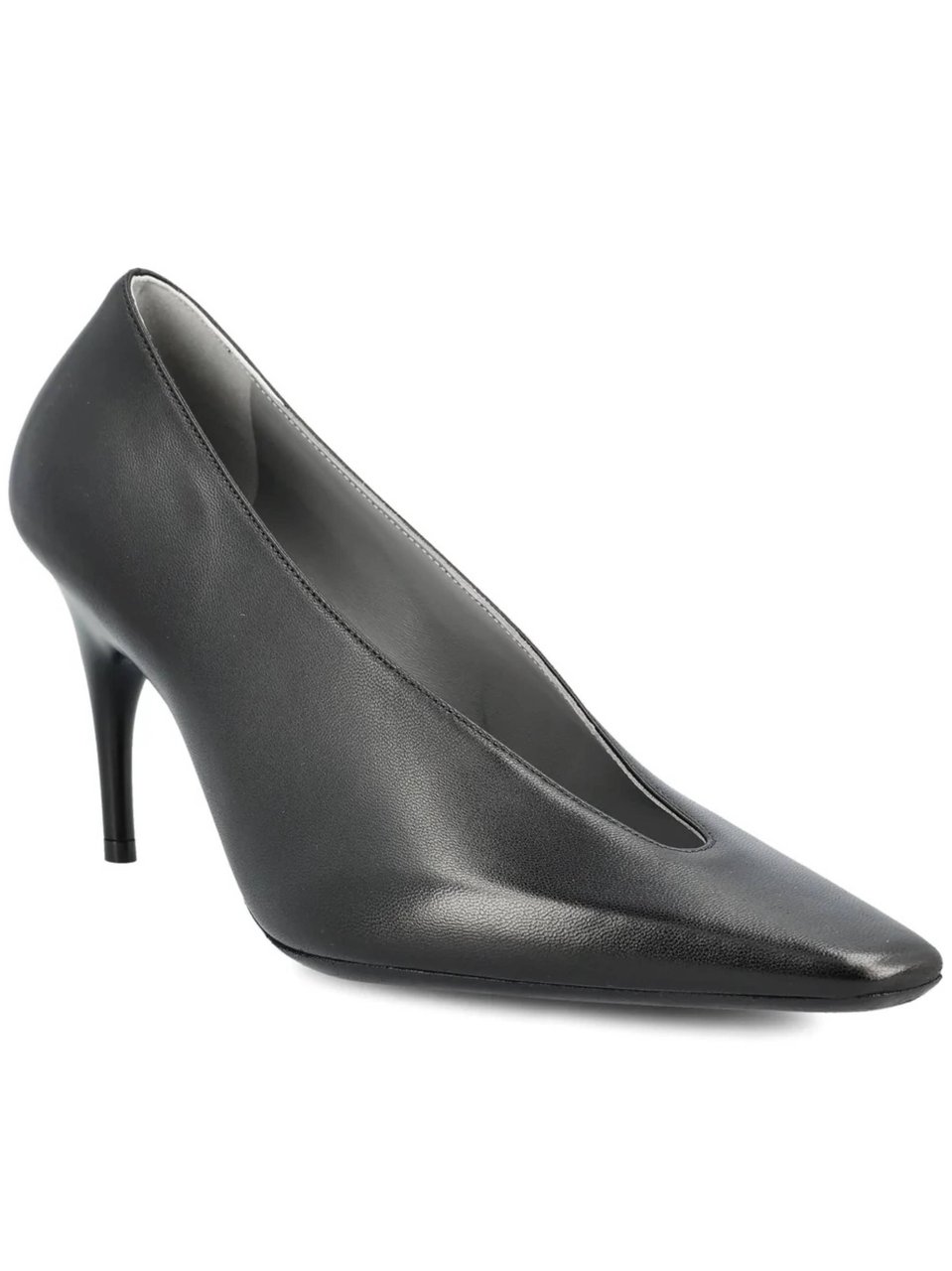 Balenciaga Black Duchesse Pointed-Toe Pump Zwart