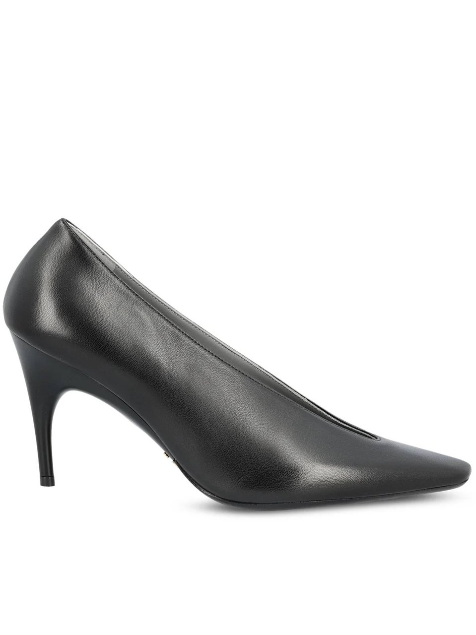 Balenciaga Black Duchesse Pointed-Toe Pump Zwart