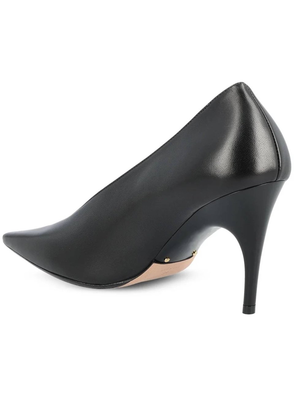 Balenciaga Black Duchesse Pointed-Toe Pump Zwart