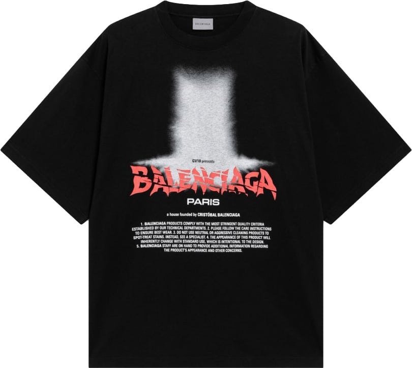 Balenciaga T-Shirts And Polos Black Zwart