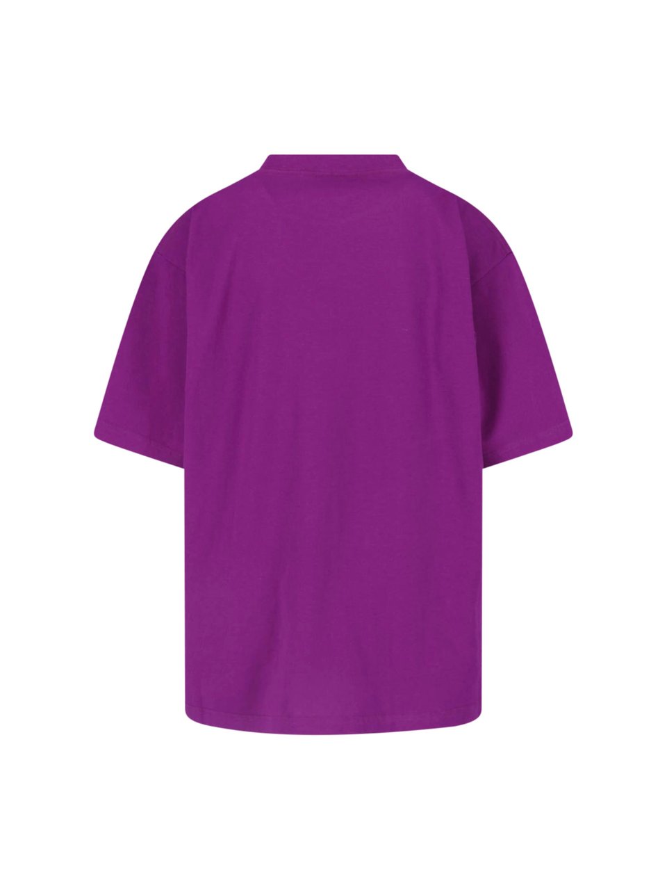Balenciaga Boxy-Fit T-Shirt with Bold Graphic Print Paars