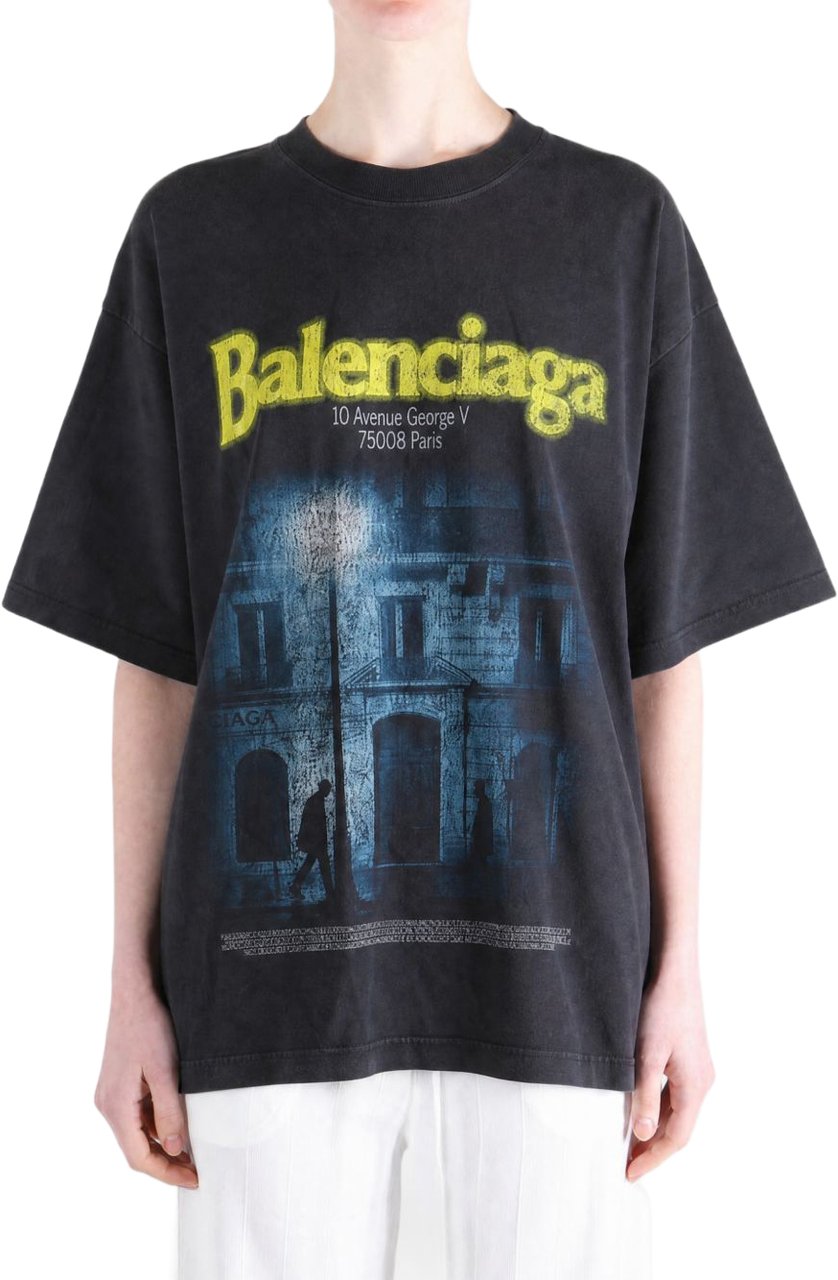 Balenciaga T-Shirts And Polos Black Zwart