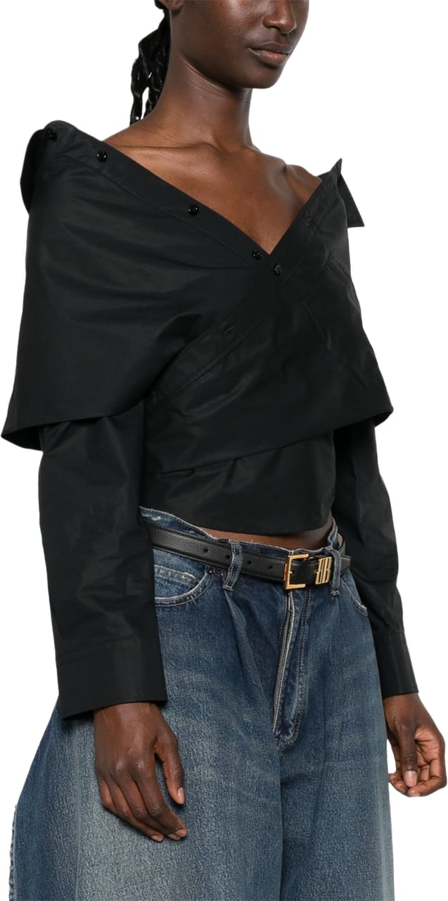 Balenciaga Shirts Black Zwart