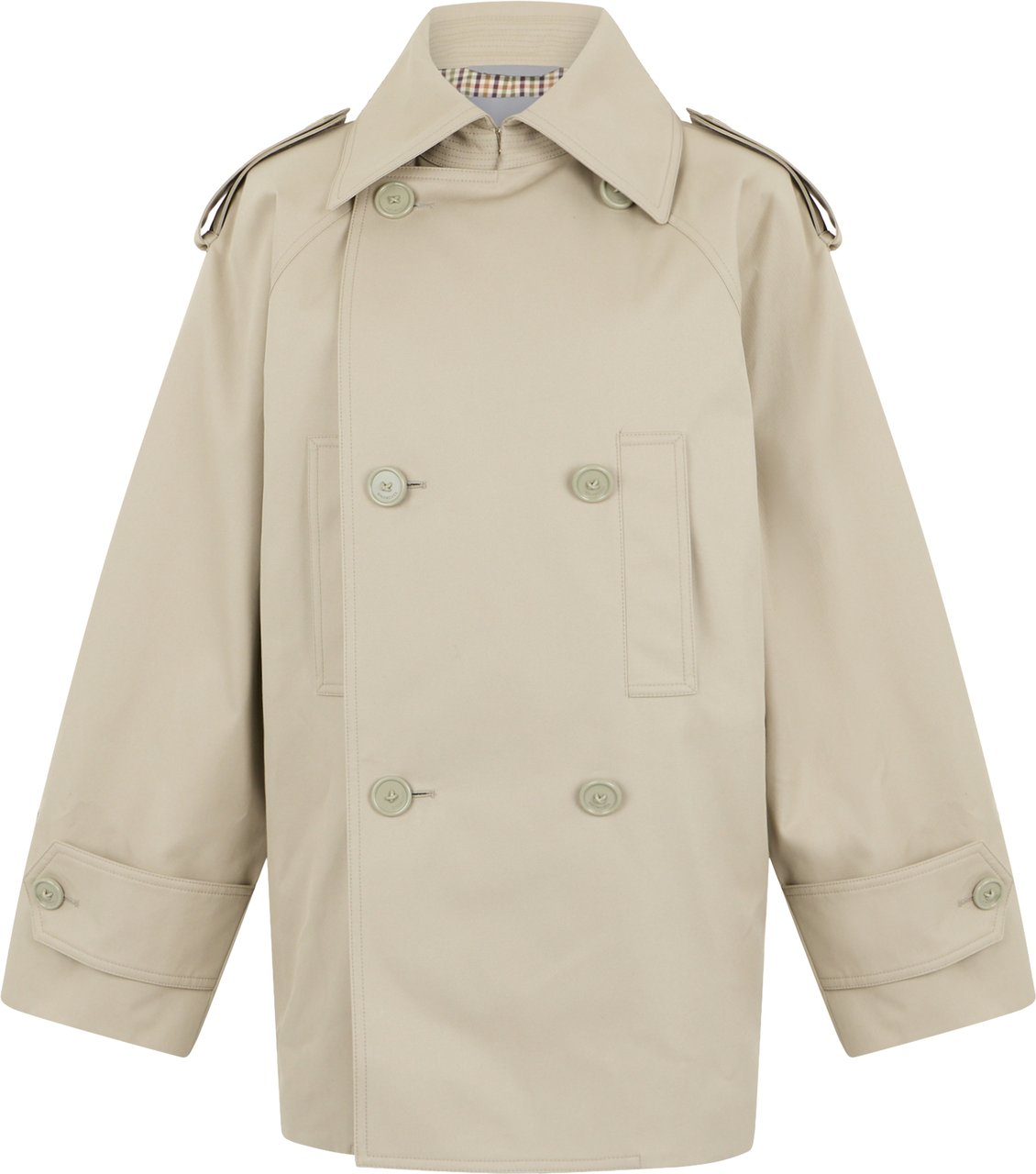 Balenciaga double-breasted trench Beige