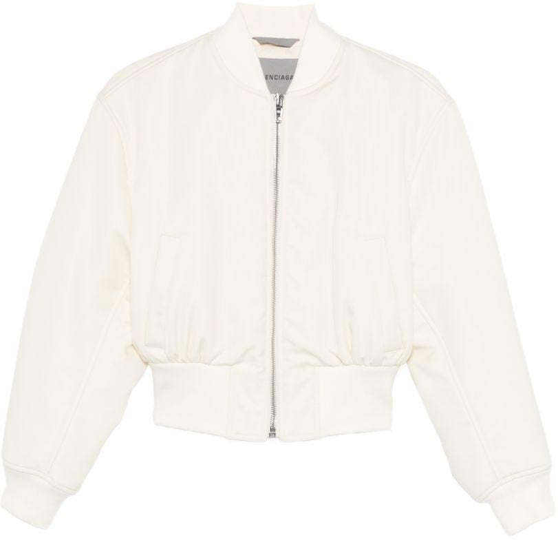 Balenciaga Coats Avorio Wit
