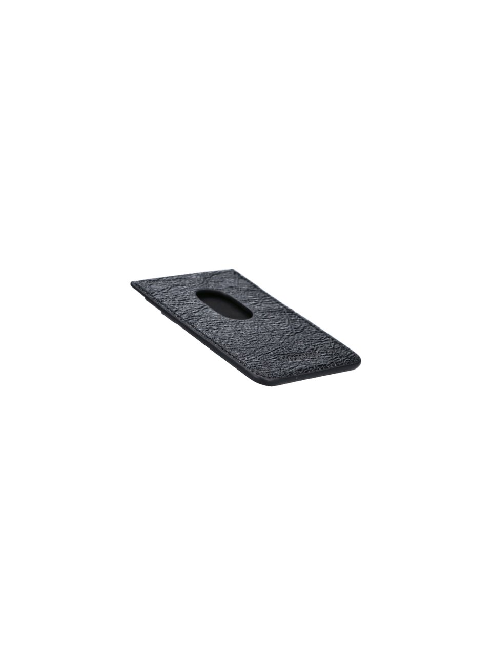 Balenciaga Compact Square Wallet with Textured Surface Zwart