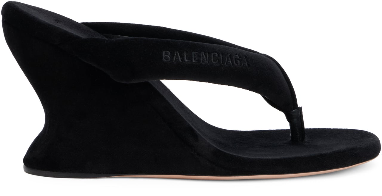 Balenciaga Wedge sandals Zwart