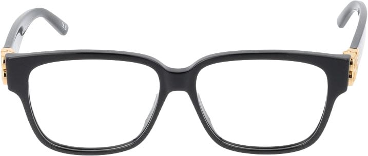 Balenciaga Eyeglasses Bb0104O 001 Black Gold Transparent 56/14/140 Maroon
