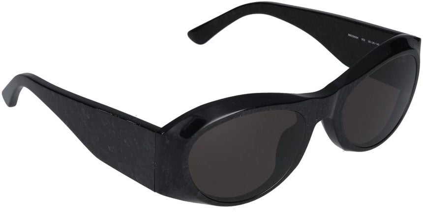 Balenciaga Sunglasses Balenciaga BB0396SK 003 black black grey 55/20/145 Zwart
